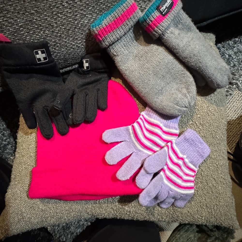 Hats mittens
